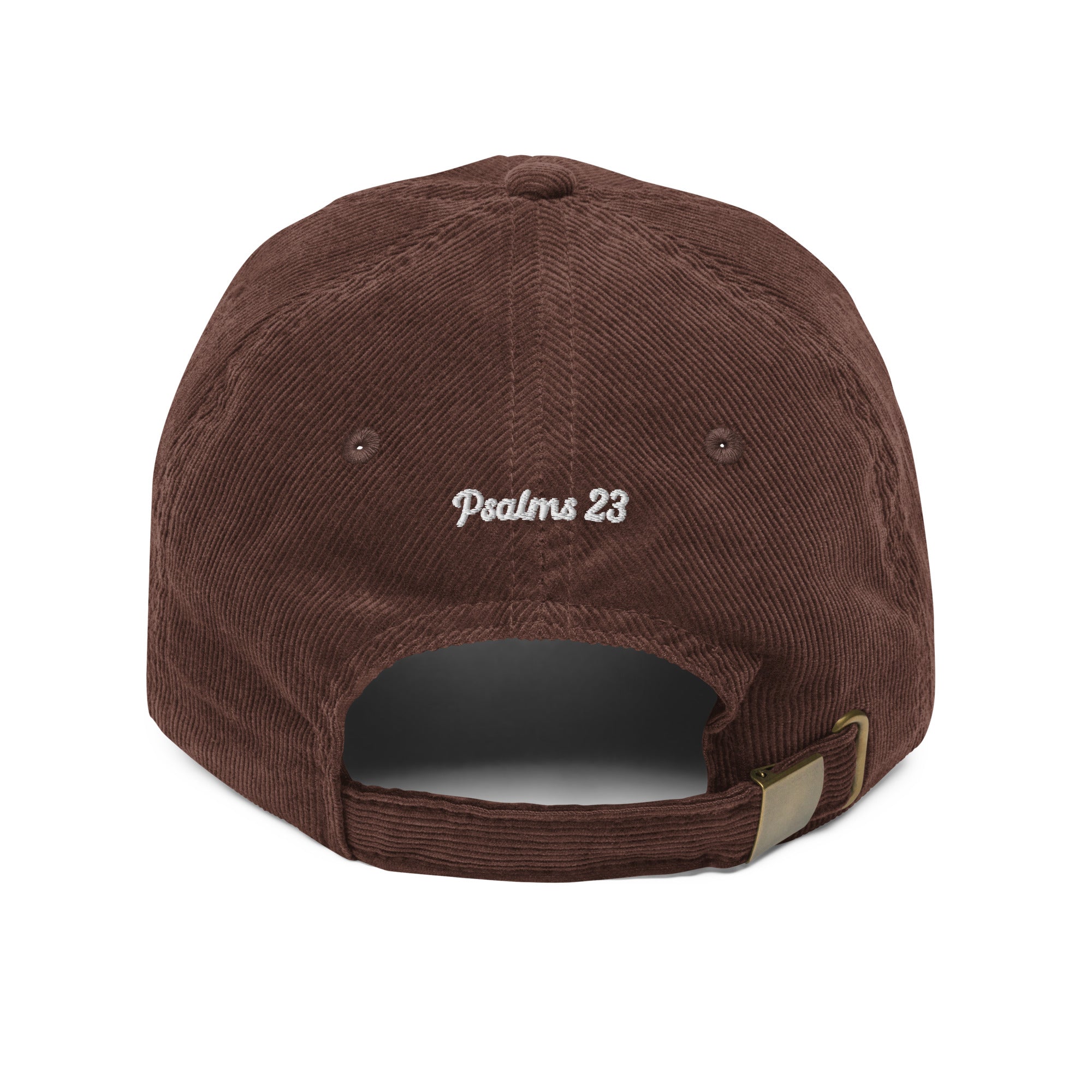 Psalms 23 ' Rest to be Refreshed' Vintage Corduroy Cap | Triple Threads Collection