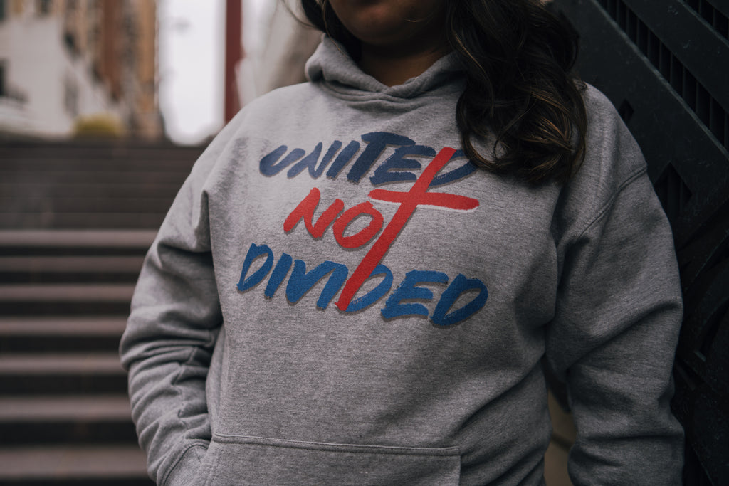United, Not Divided Hoodie | Triple Threads Collection