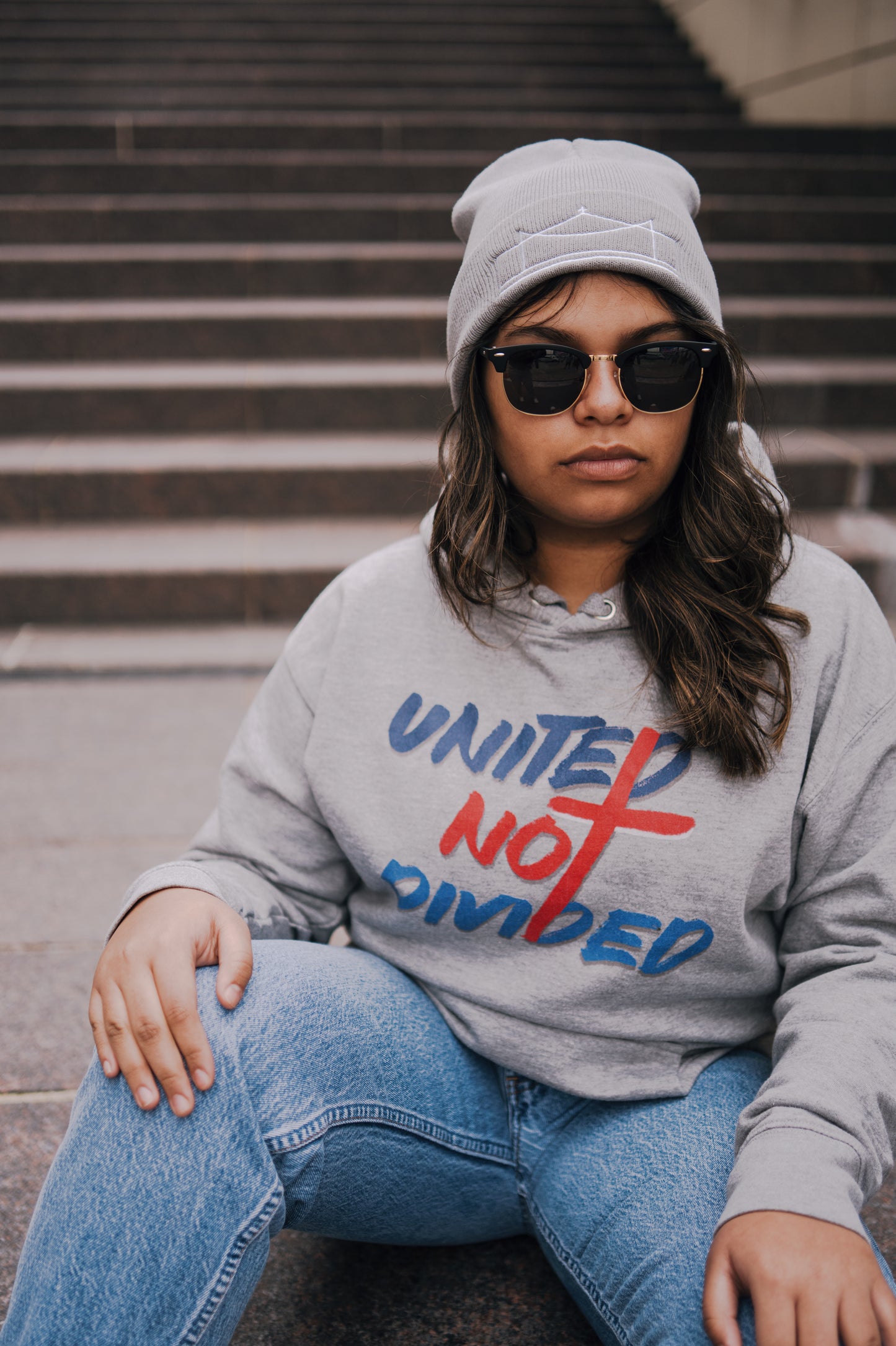 United, Not Divided Hoodie | Triple Threads Collection