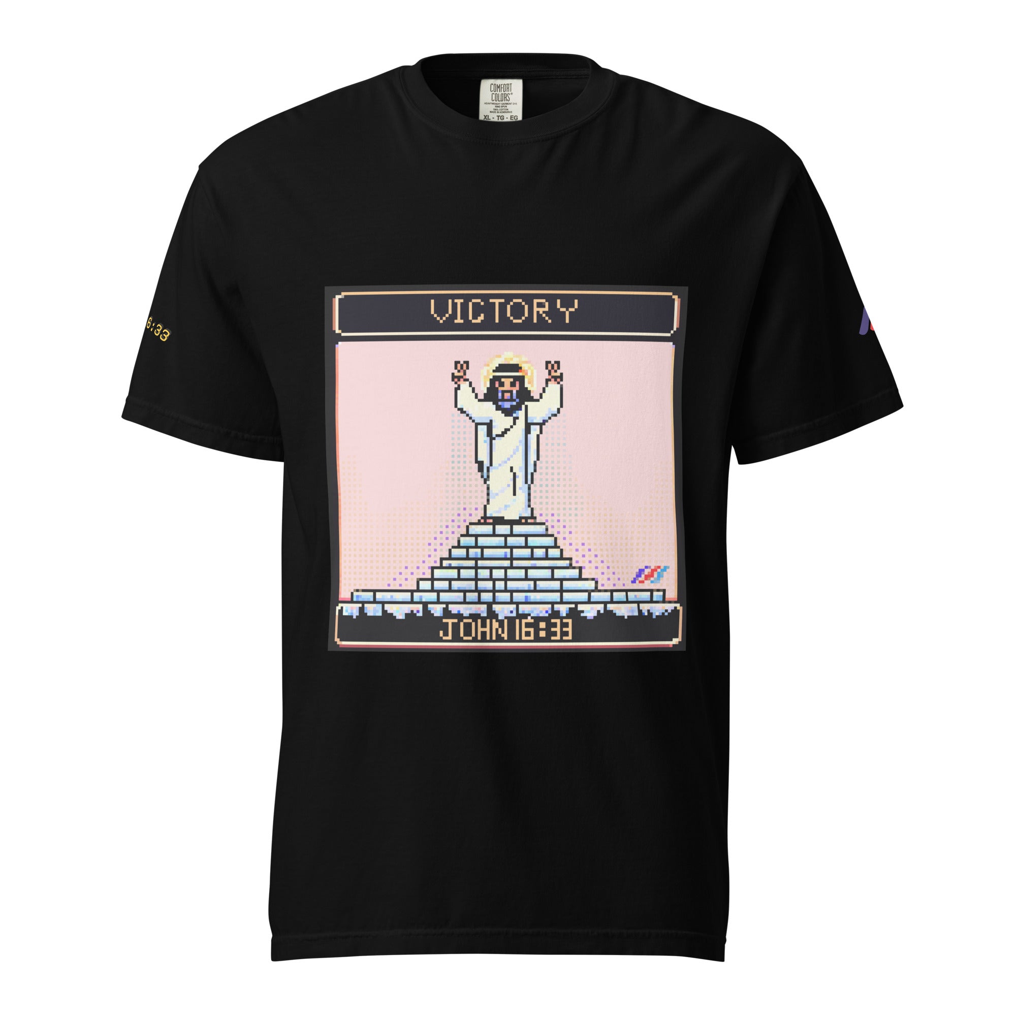 "Victory in Jesus" 8-Bit Shirt
