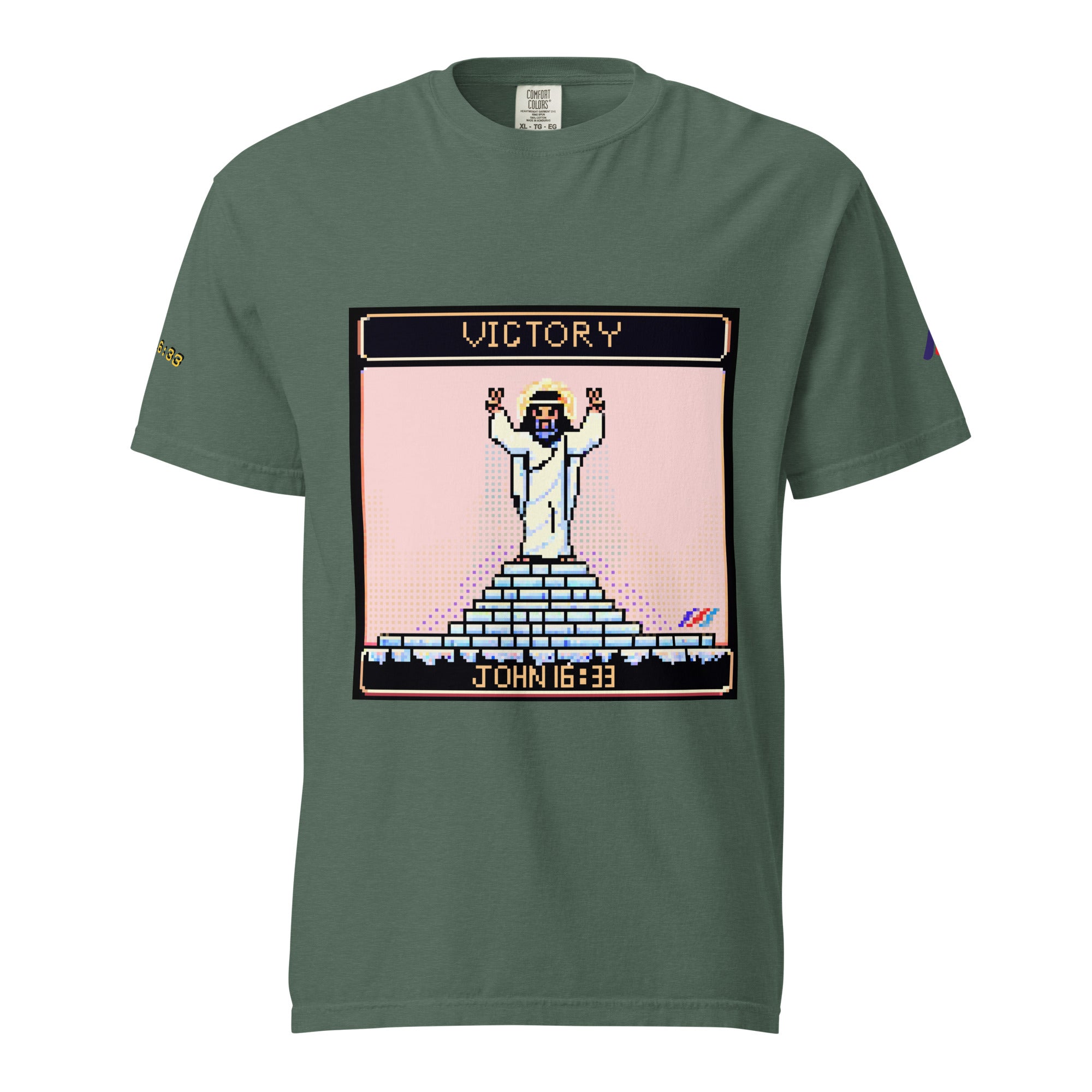 "Victory in Jesus" 8-Bit Shirt