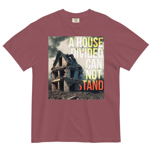 A House Divided Short Sleeve Christian T-Shirt | Triple Threads Collection