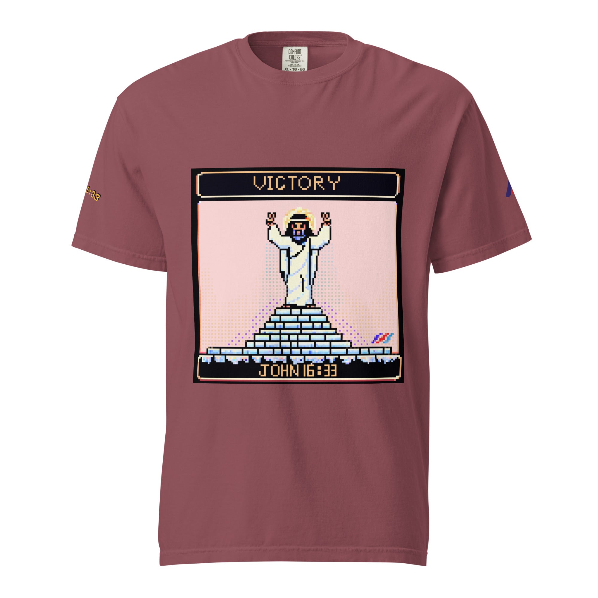 "Victory in Jesus" 8-Bit Shirt