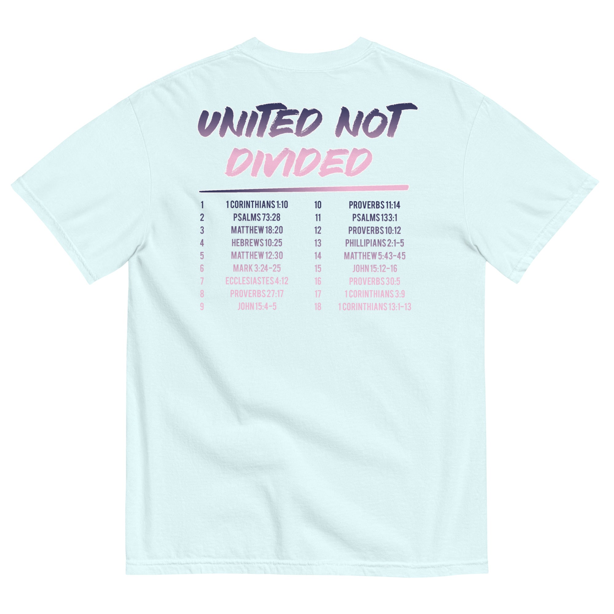 United, Not Divided Short Sleeve Chambray T-Shirt | Triple Threads Collection