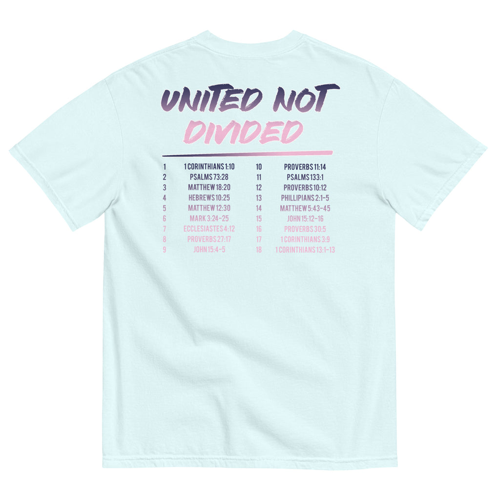 United, Not Divided Short Sleeve Chambray T-Shirt | Triple Threads Collection
