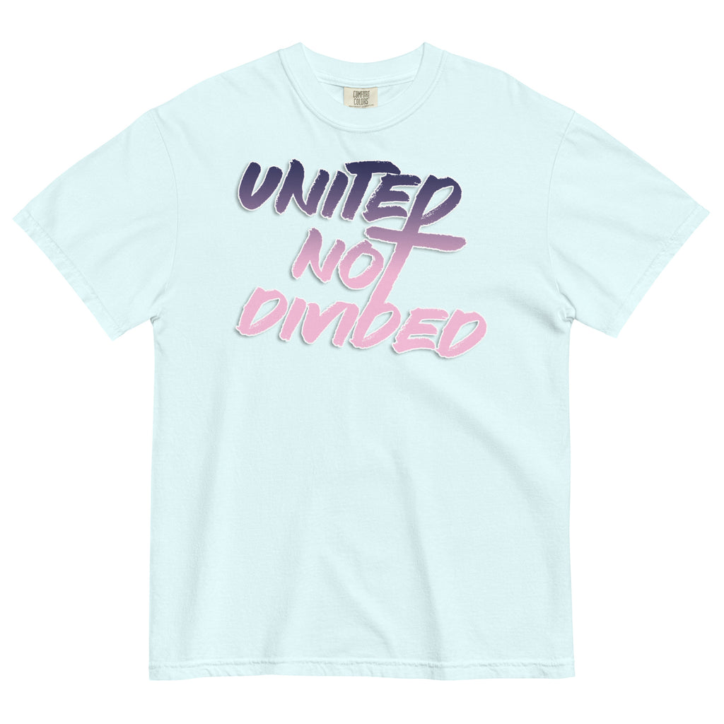 United, Not Divided Short Sleeve Chambray T-Shirt | Triple Threads Collection