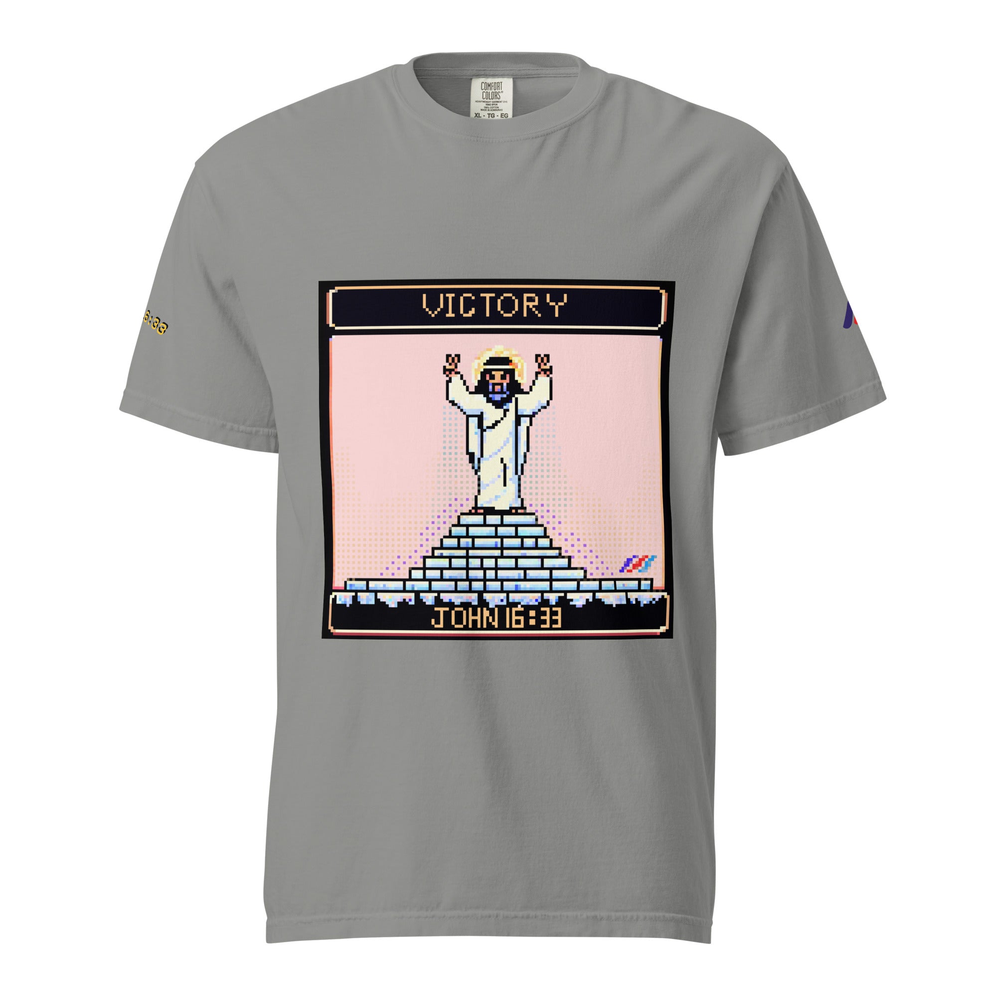 "Victory in Jesus" 8-Bit Shirt