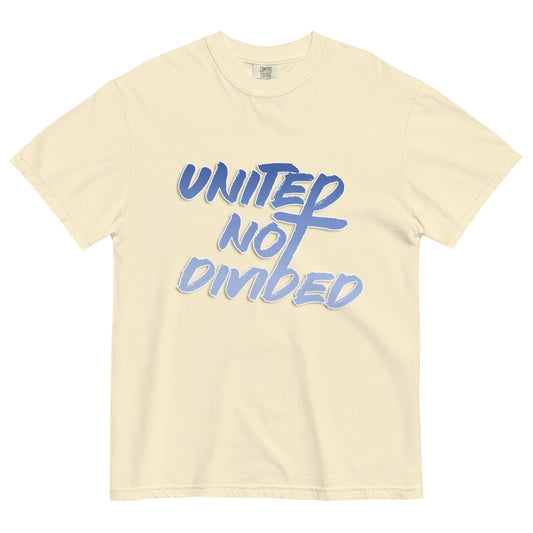 United, Not Divided Short Sleeve Ivory T-Shirt | Triple Threads Collection