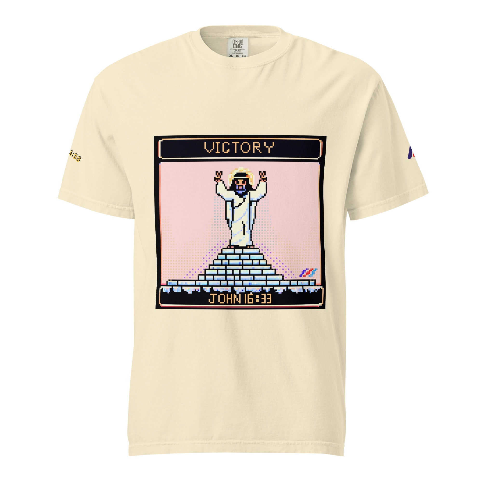 "Victory in Jesus" 8-Bit Shirt