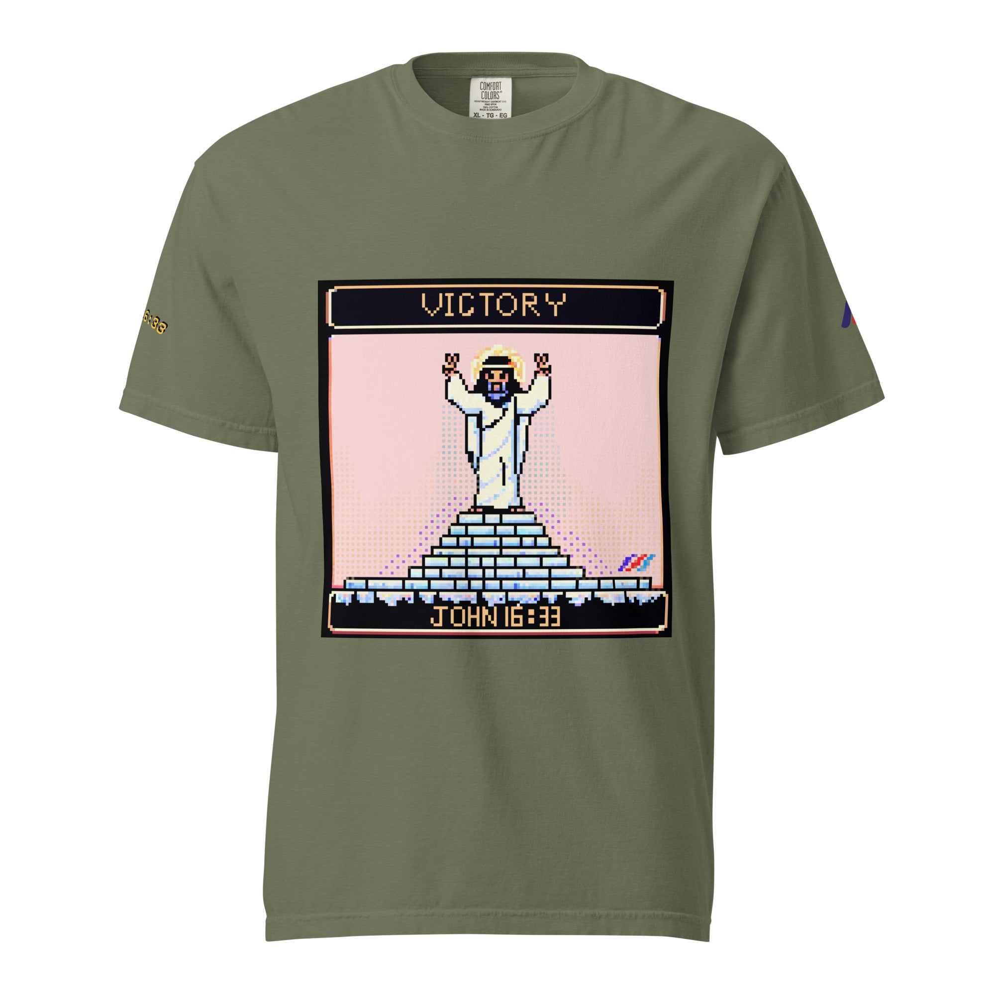 "Victory in Jesus" 8-Bit Shirt