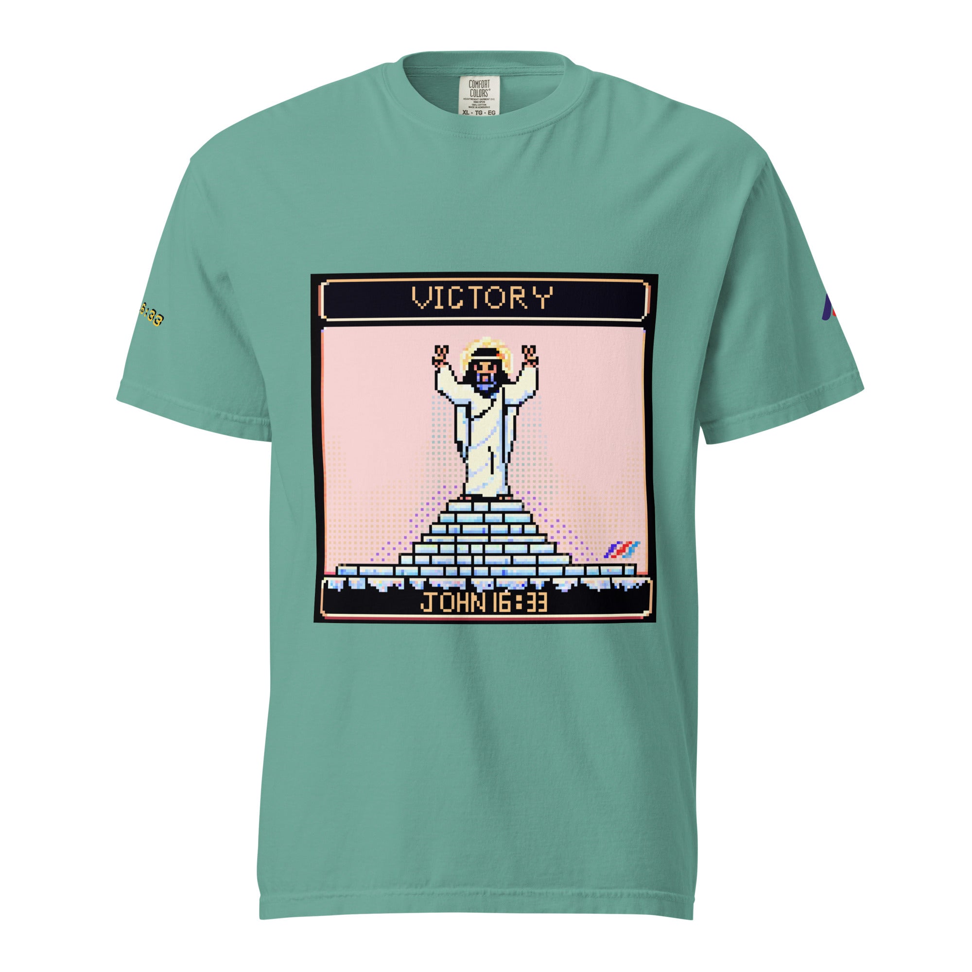 "Victory in Jesus" 8-Bit Shirt