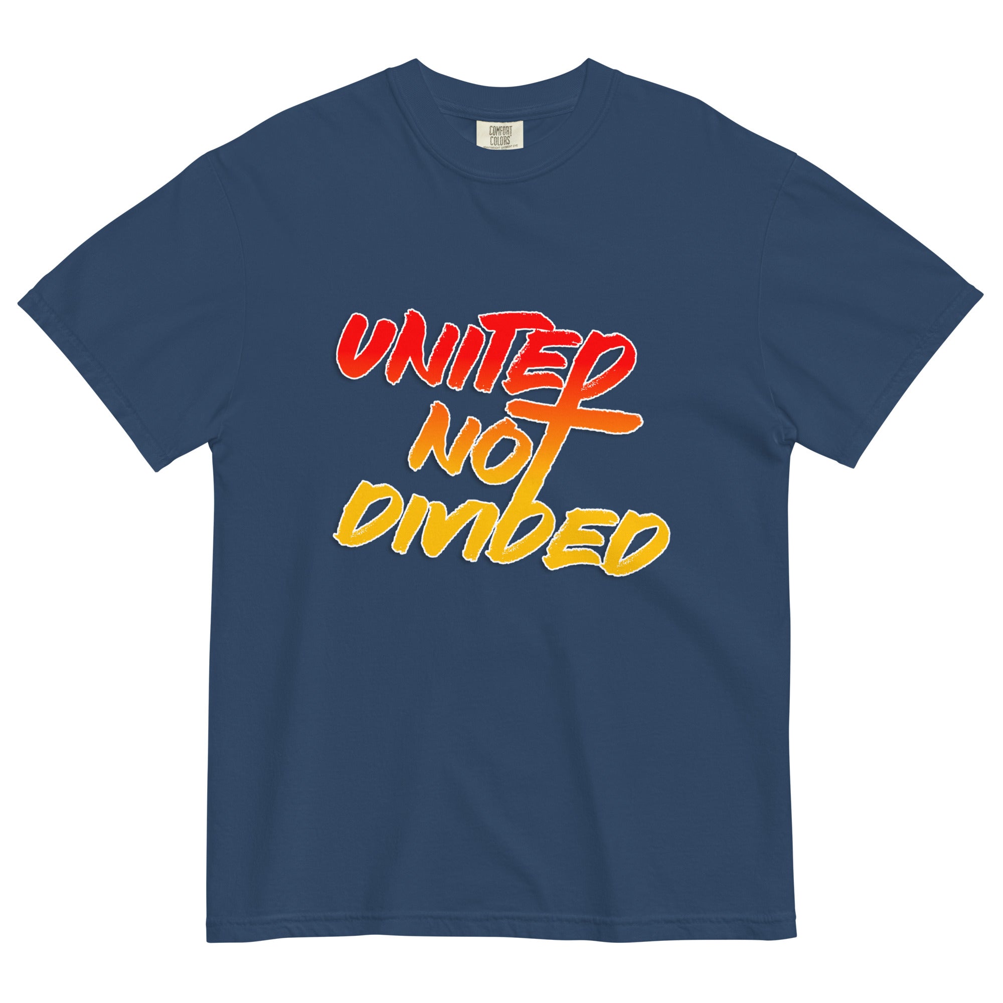 United, Not Divided Short Sleeve Navy T-Shirt | Triple Threads Collection