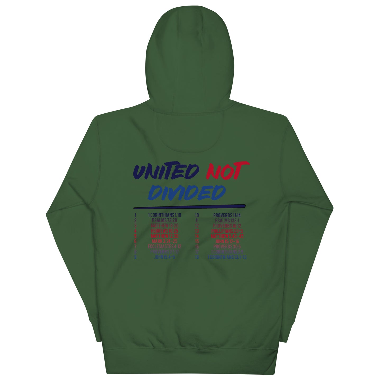 United, Not Divided Hoodie | Triple Threads Collection