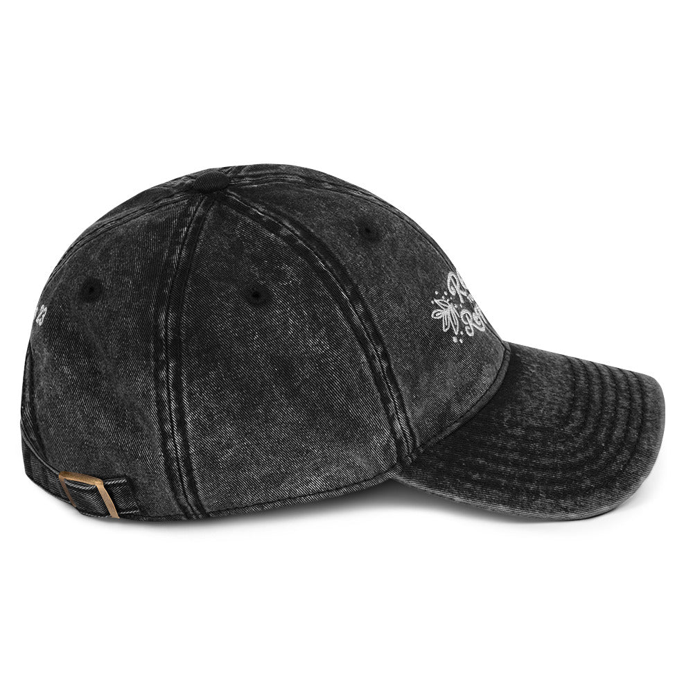 Psalms 23 'Rest to be Refreshed' Vintage Cotton Twill Christian Cap | Triple Threads Collection
